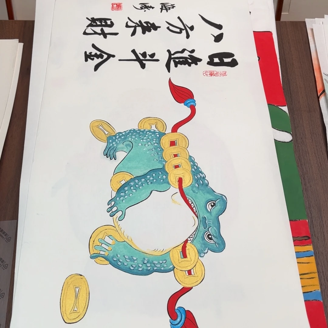 風****国画纯手绘作品禅意画作品