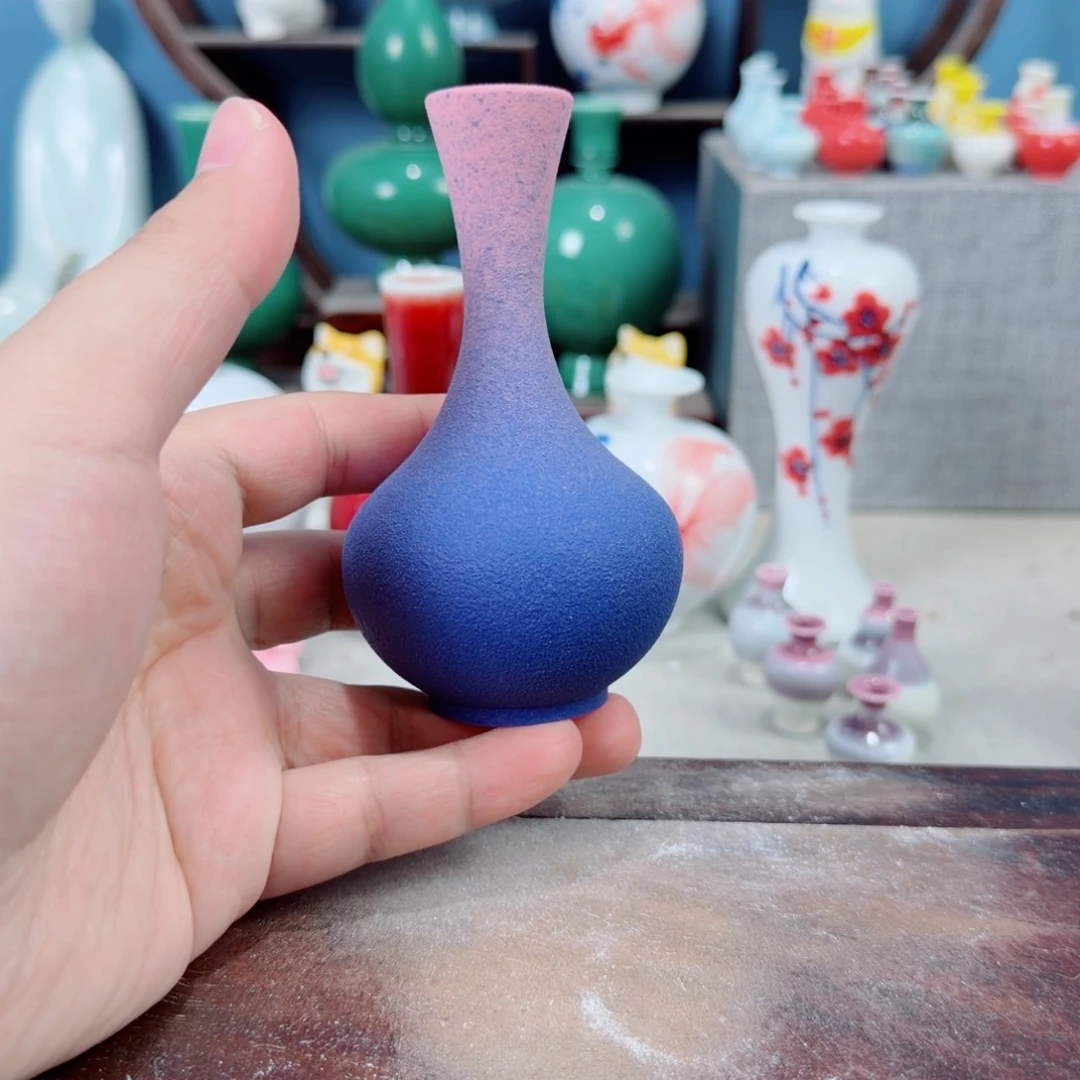 陶瓷手工小花器摆件
