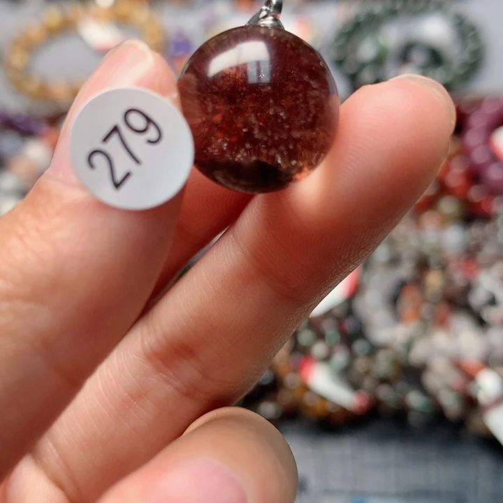 水晶吊坠(不含链)未镶嵌