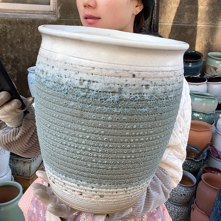 紫砂花盆正品口28高33