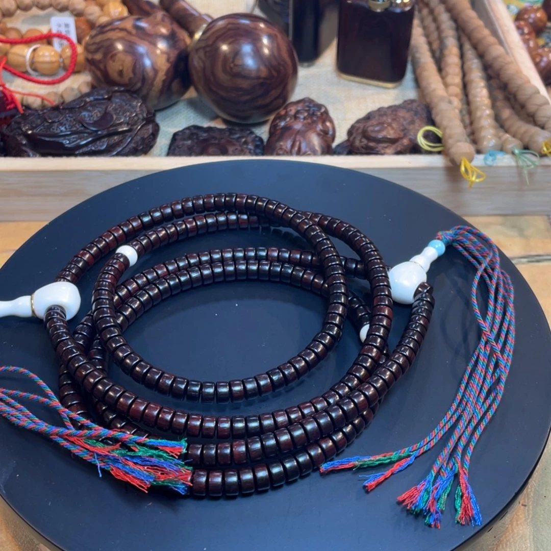 檀香紫檀（小叶紫檀）108药片珠