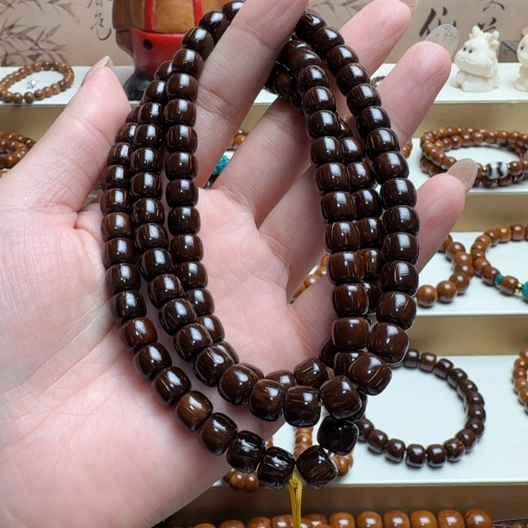 吊坠库克库克菩提老型珠长串8×7mm紫金库克