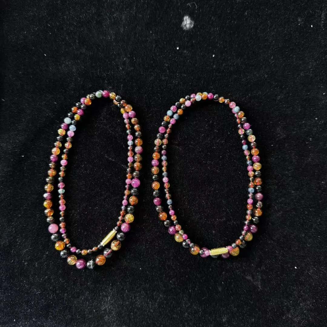 【玉经纶】99503/HQ85-碧玺珠链-多样性发其一