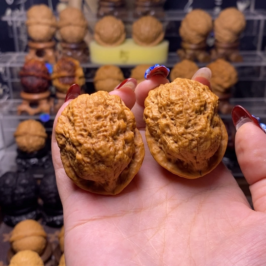 文玩核桃把件Z62滇王古蟾40+