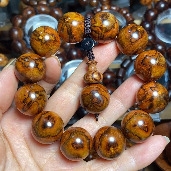 黄花梨/降香黄檀海南烟花纹尺寸2.0