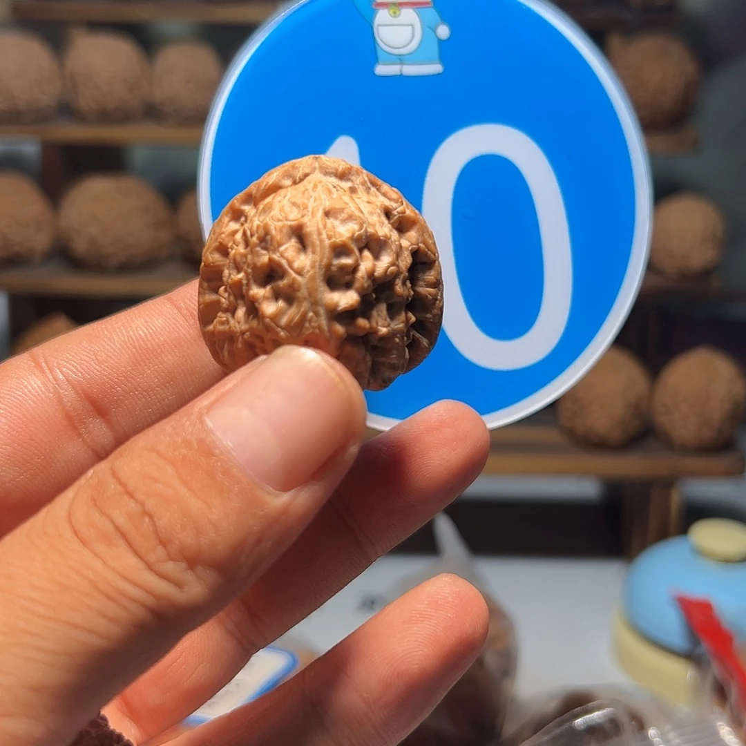 起**难文玩核桃,蓝色10号