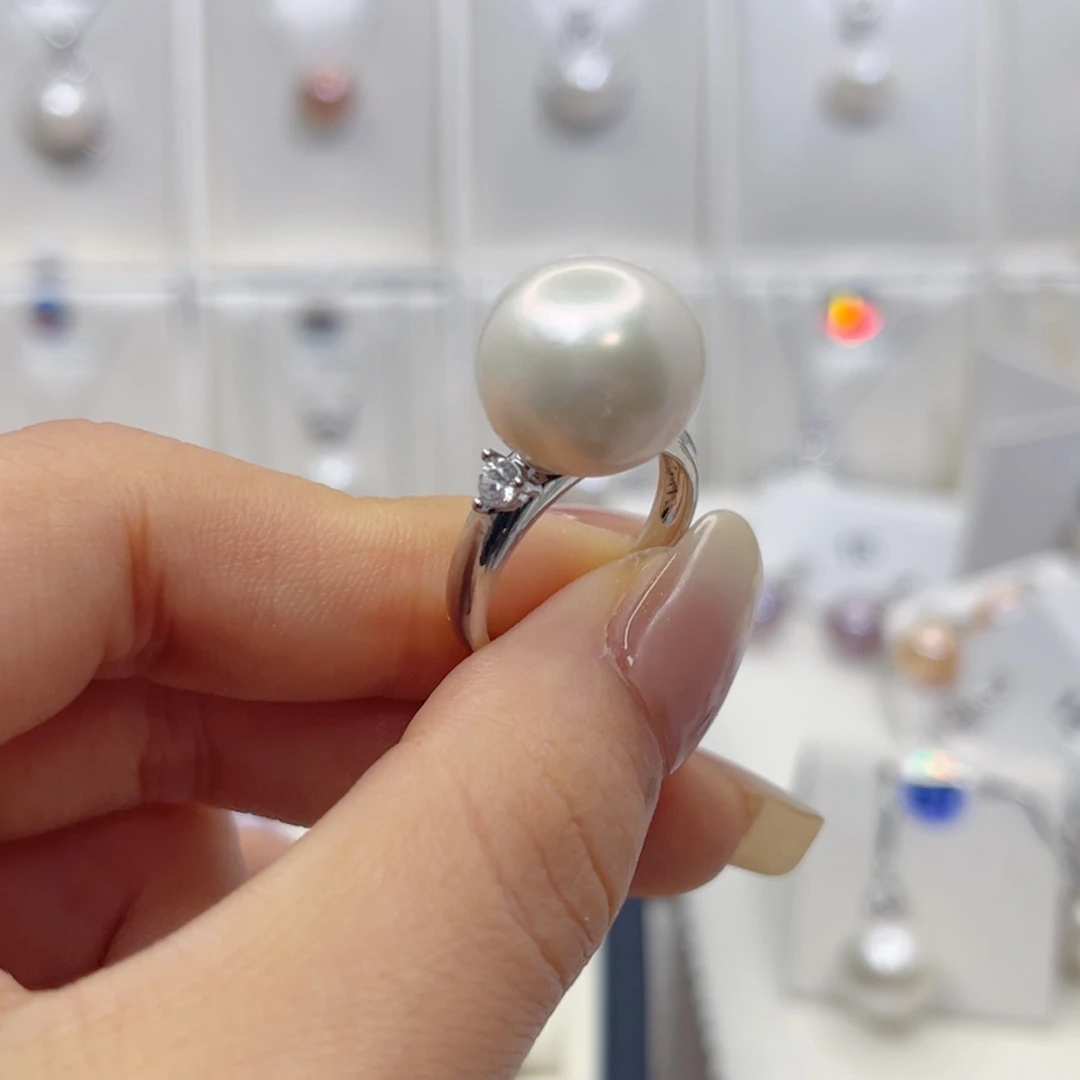 戒指淡水珍珠未镶嵌14➕