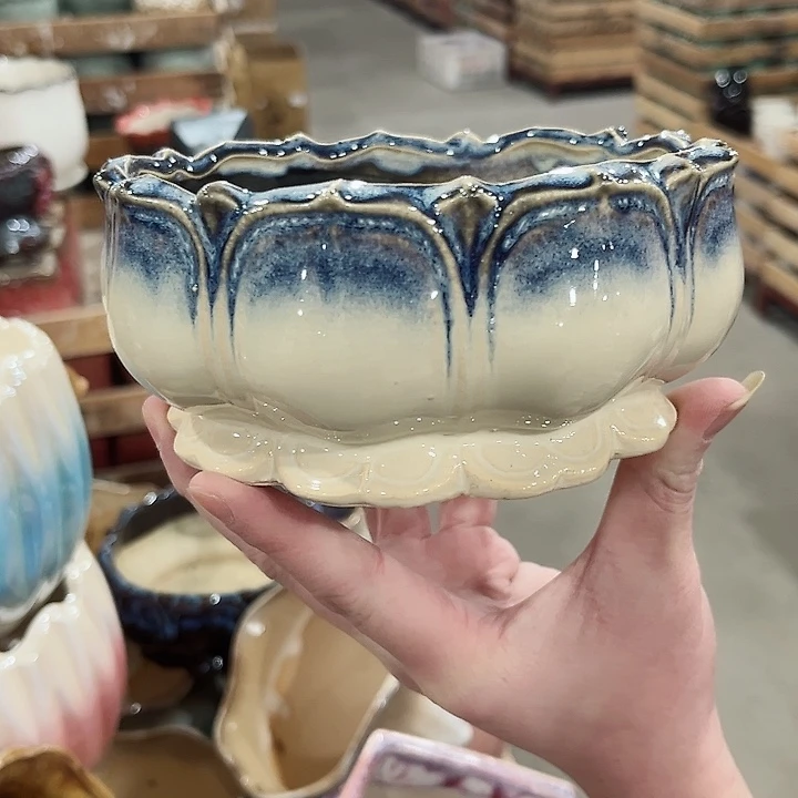 陶瓷陶瓷多肉植物花盆