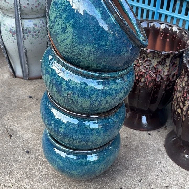 紫砂茶碗精品四个口径14高度12