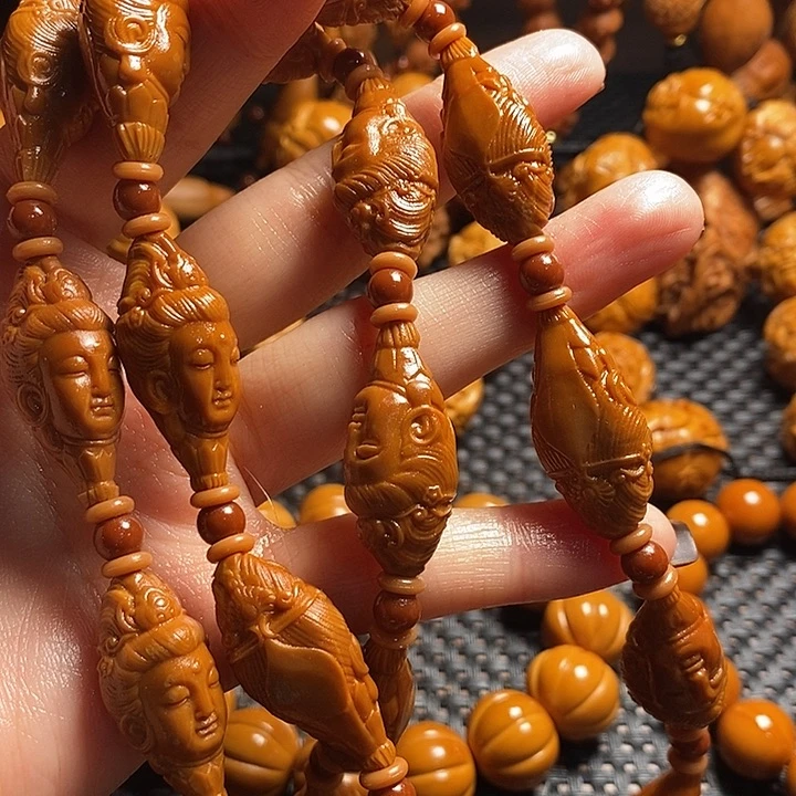 吊坠橄榄核柳叶观音