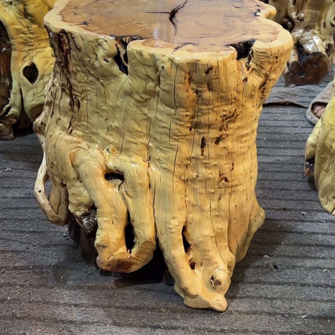 飞***哥龙纹鸡心枣木手工艺品