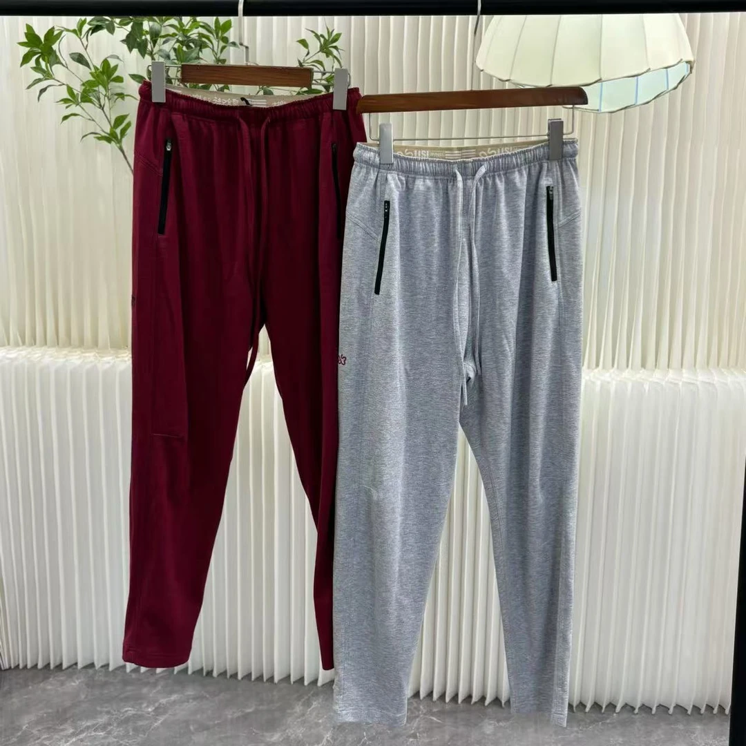 产前样【无洗涤无吊牌】柞蚕丝女士休闲小腿裤运动裤