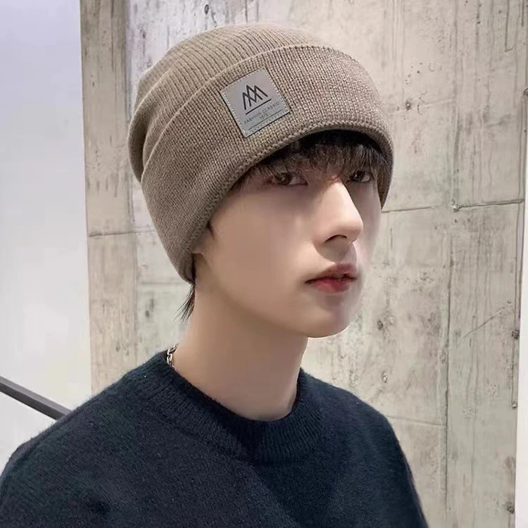 帽子女秋冬天针织帽护耳毛线帽保暖韩版潮休闲冬季骑车套头月子帽