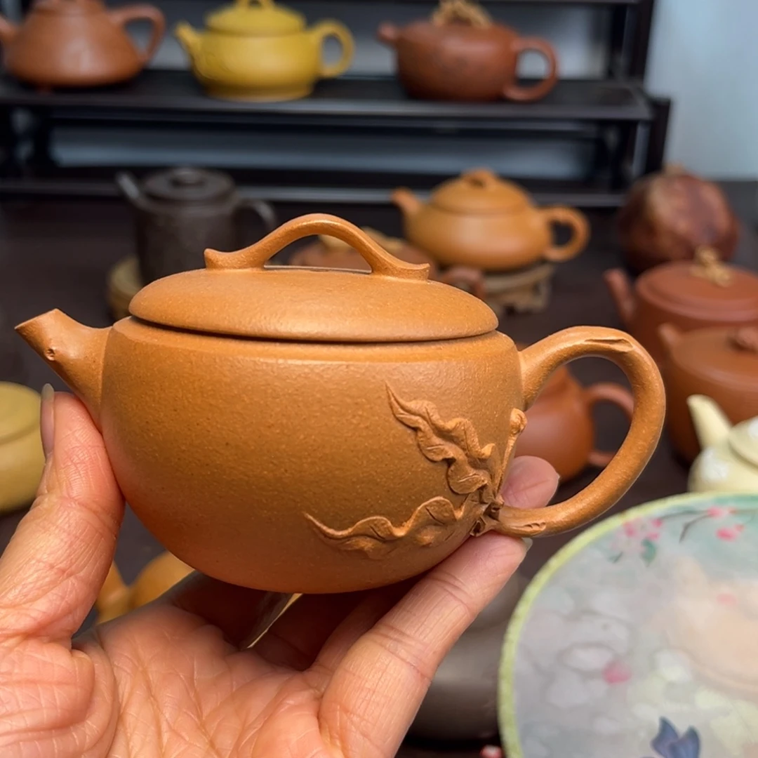 紫砂茶壶手工制作原矿紫砂