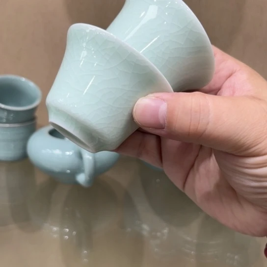 瓷片陶瓷茶具汝瓷茶具