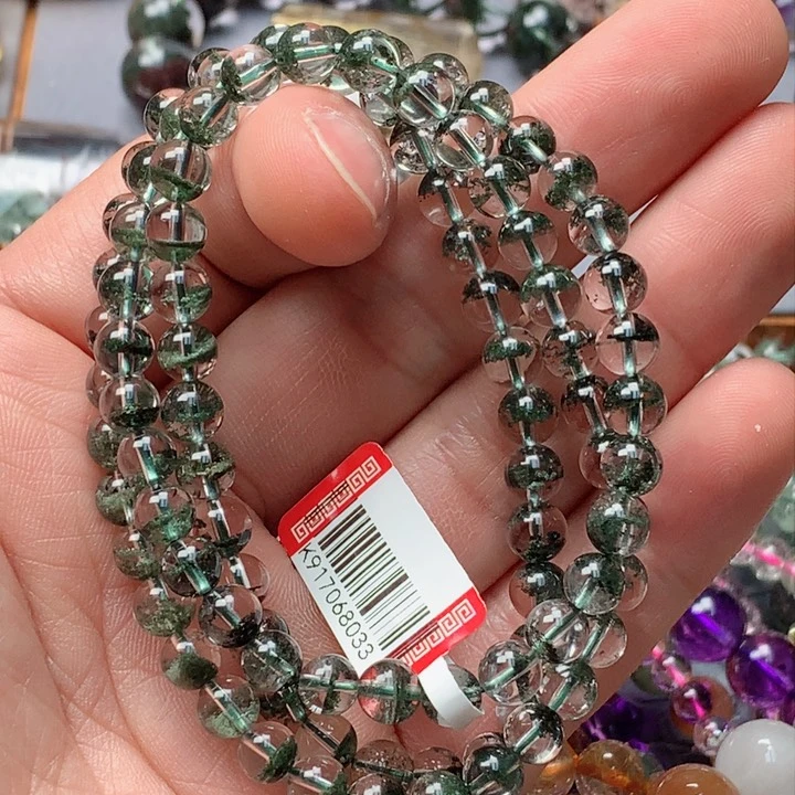 水晶手串未镶嵌天然