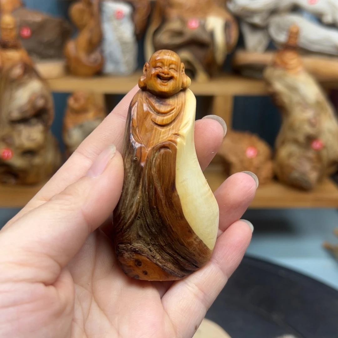 木老*崖柏木摆件手把件，