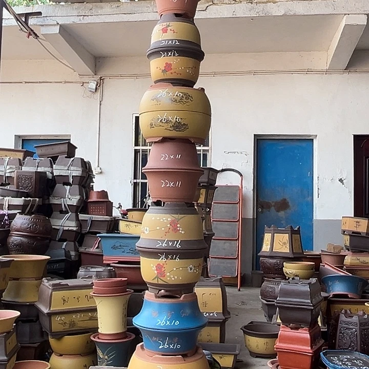 紫砂花盆紫砂花盆