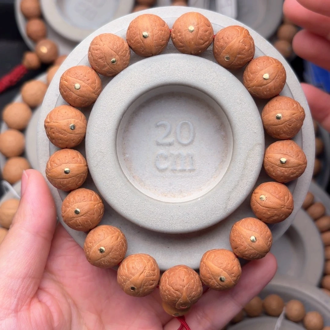 凤眼菩提吊坠铜钉镶嵌