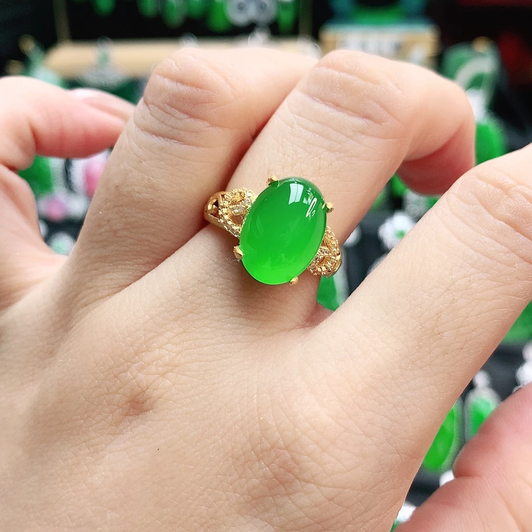 玛瑙/玉髓戒指合金