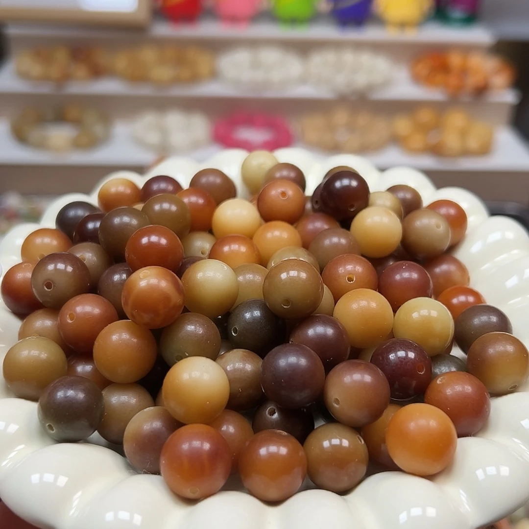 手串菩提根/象牙果微瑕卡13➕非料虎破圆150颗
