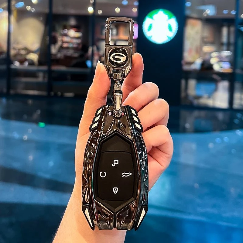 广汽传祺gs8钥匙套25新款影豹男gs3汽车gs4max改装影酷壳es9扣包