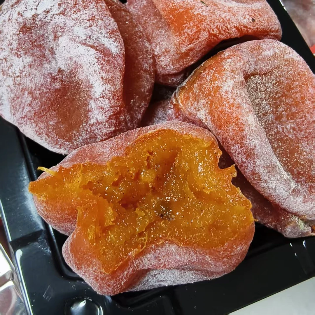 钦鲜生【直播浮力】糖心柿饼霜降柿饼4.5斤原箱糖霜流心柿子顺丰