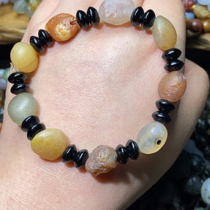 玛瑙/玉髓合金手链