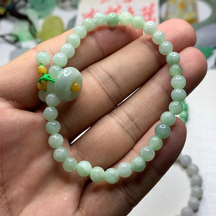 未镶嵌手串翡翠手串