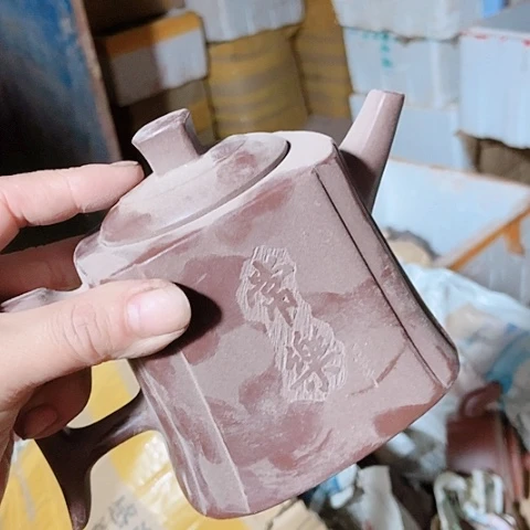 茶壶绿泥宜兴紫砂全手工制作工艺