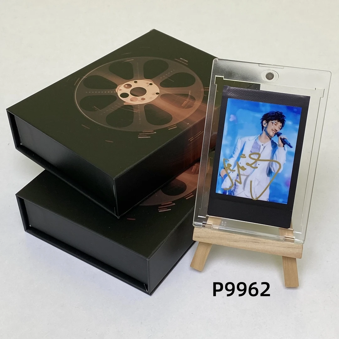 P9962 周传雄 正品拍立得照片 黑边边框
