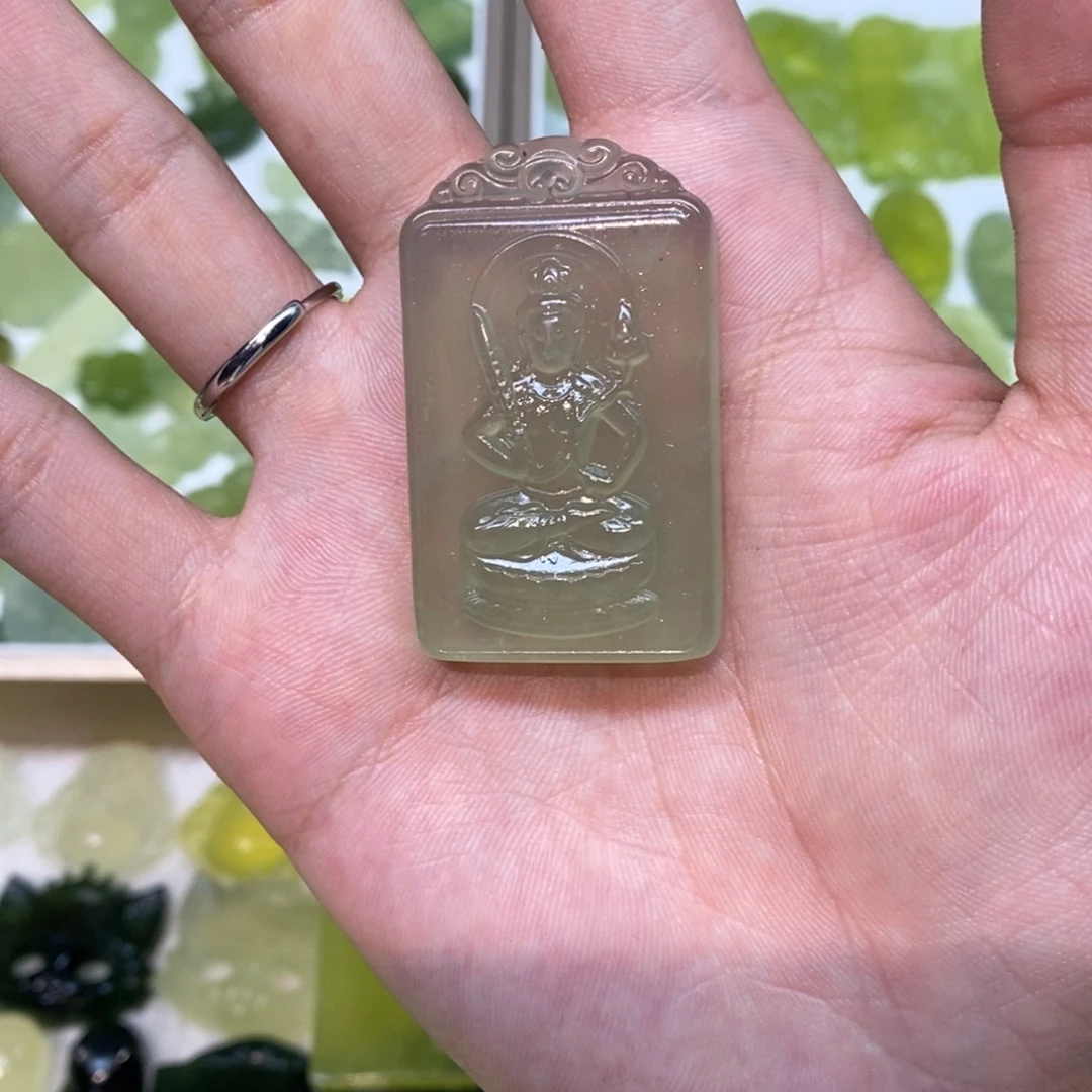 岫玉未镶嵌吊坠(不含链)