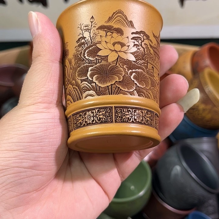 茶杯紫砂全手工紫砂主人杯