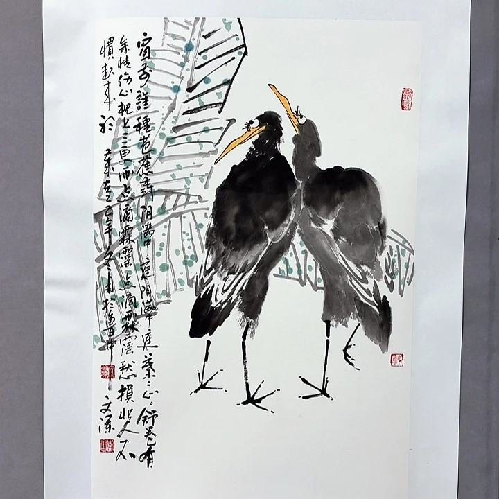 国画亲笔手绘放心去藏