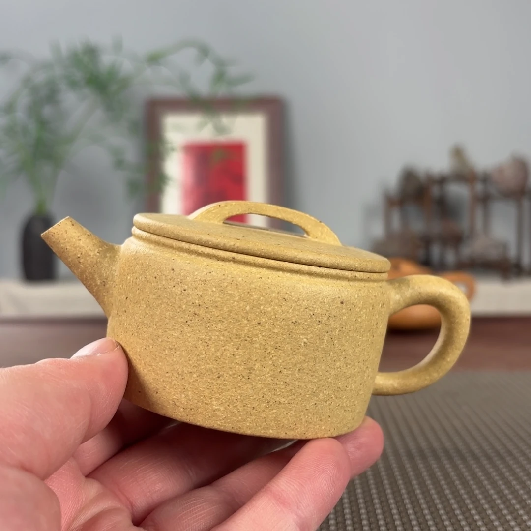 茶壶紫砂微瑕黄龙山原矿紫砂壶