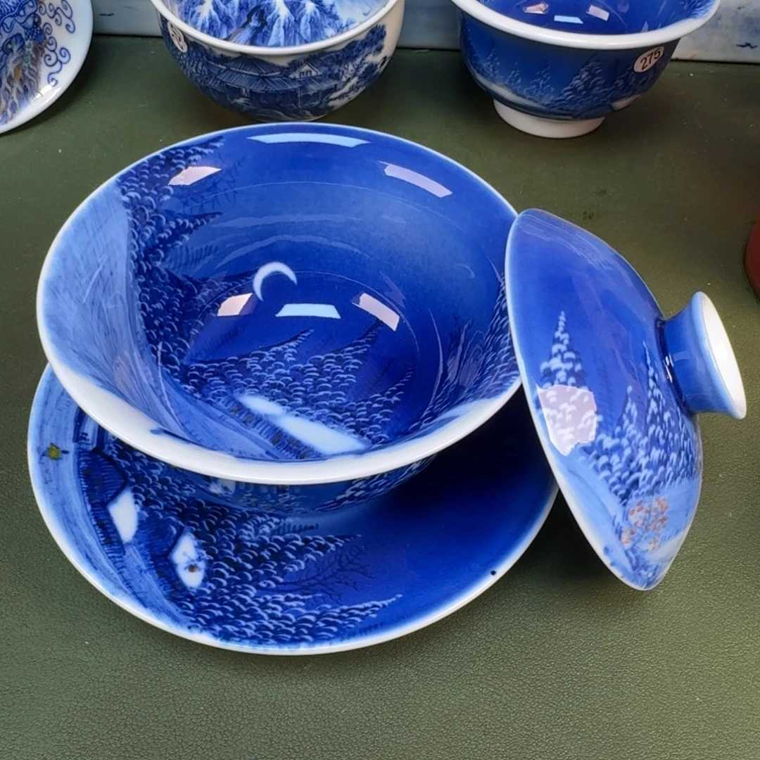 陶景德镇纯手绘茶具圆圆271