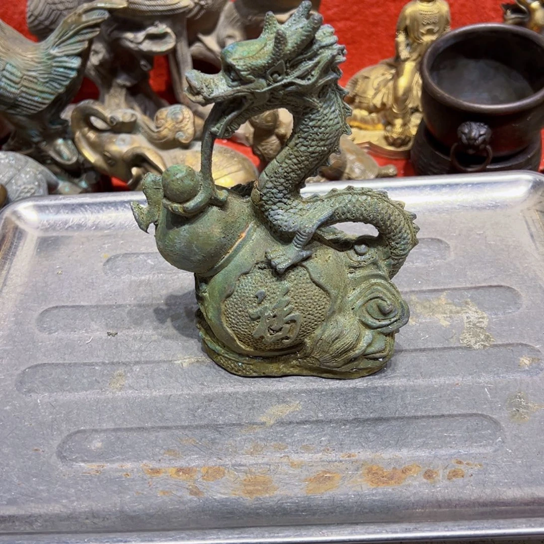 黄铜摆件，文房摆件
