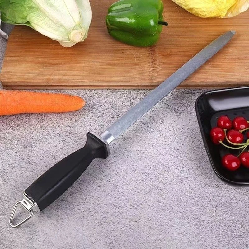 磨刀棒新款扁棒家用刀棍磨刀神器德国进口钢磨刀棒原装柄磨磨刀棒