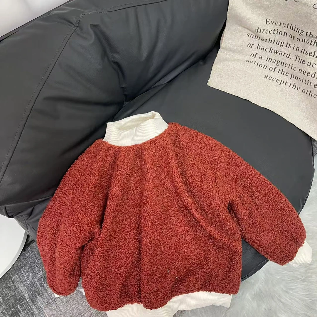 A301韩版加绒秋冬童装卫衣