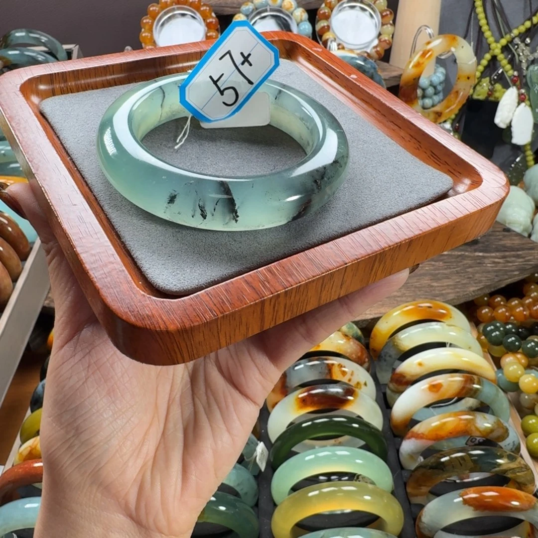 蛇纹石玉合金手镯