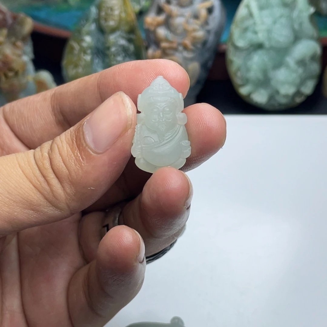 定制翡翠未镶嵌赵公明