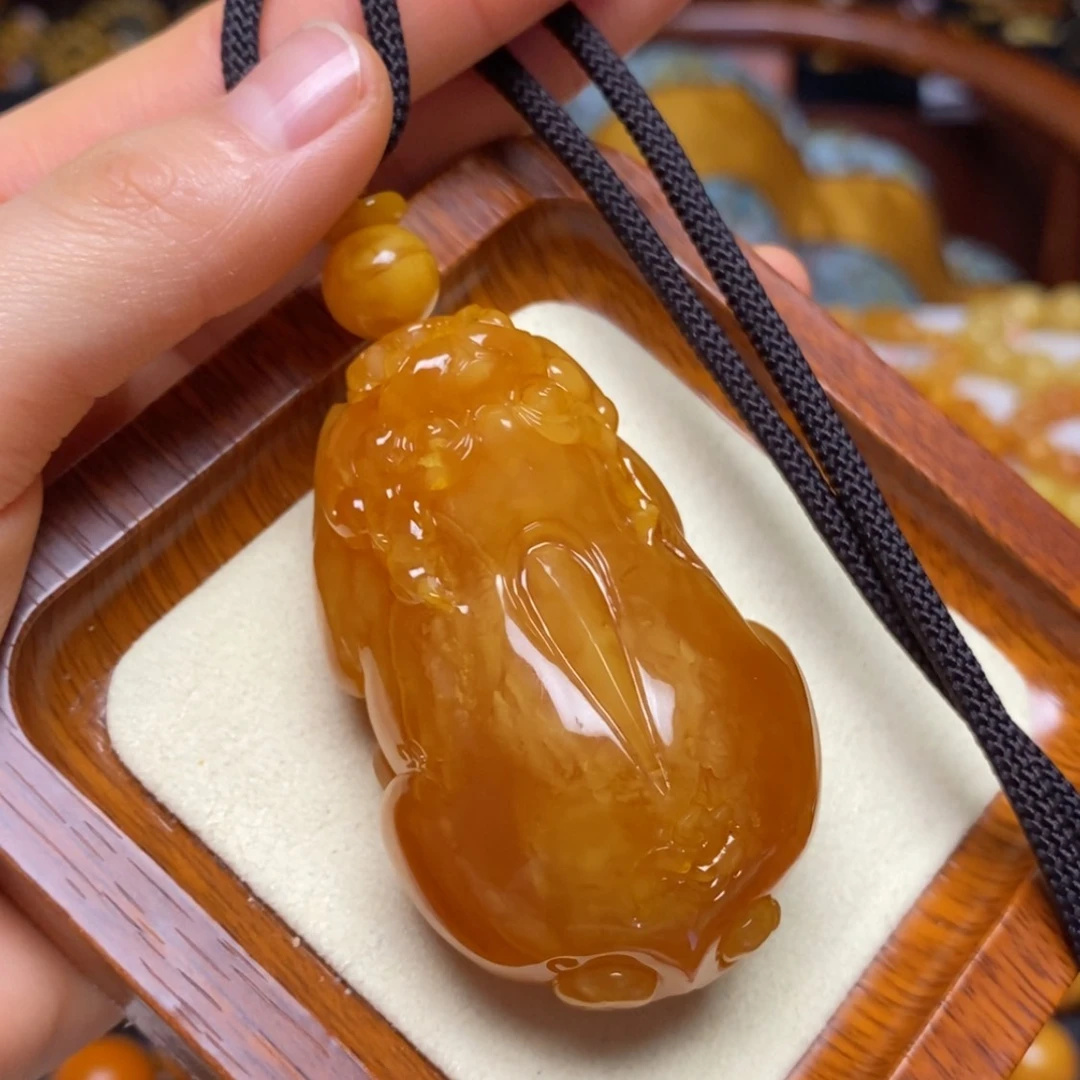 【闪购商品】蜜蜡颈饰未镶嵌项链