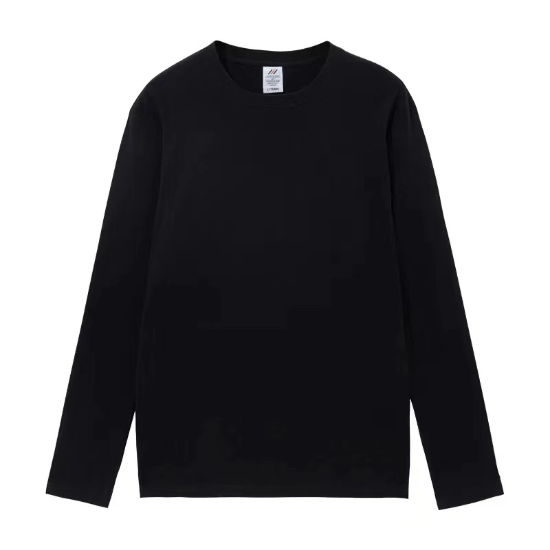 【2845情侣款长袖棉T恤】