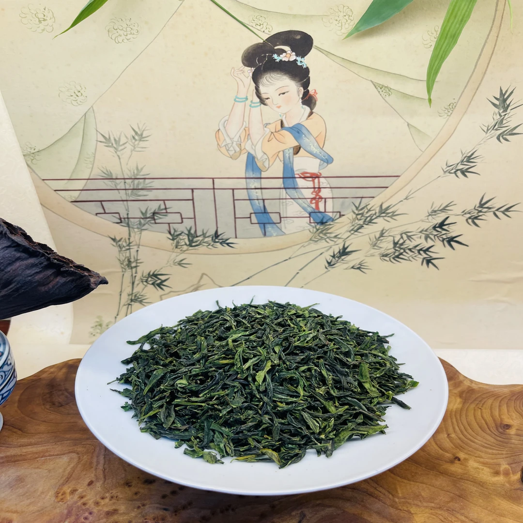 六安瓜片2025新茶安徽茶叶古树兰香4900高山云雾绿茶碳焙叶片