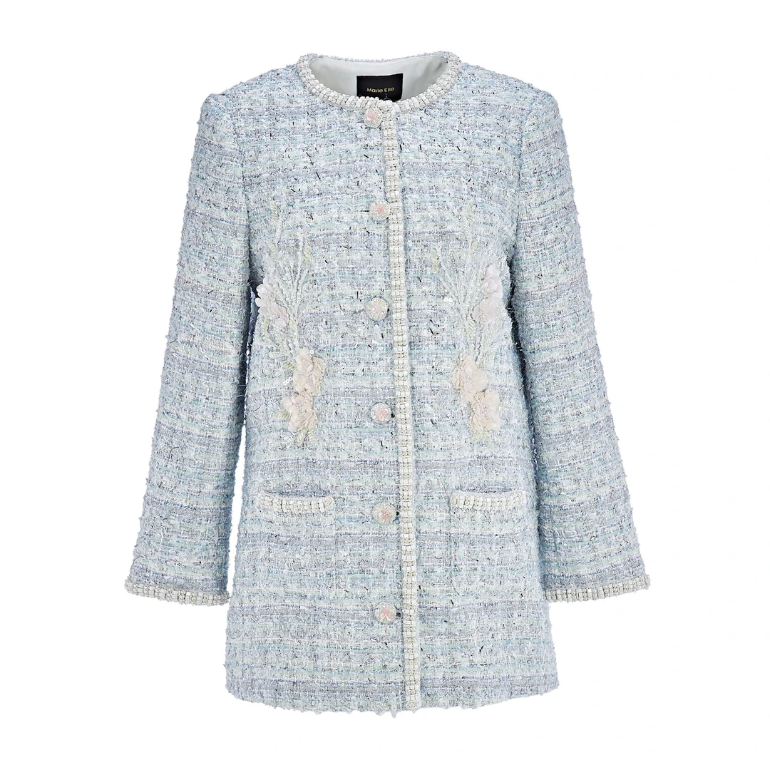 MeByMarieElie【灿若繁星】时尚钉珠大衣EAF44J06255R EAF44J06260R