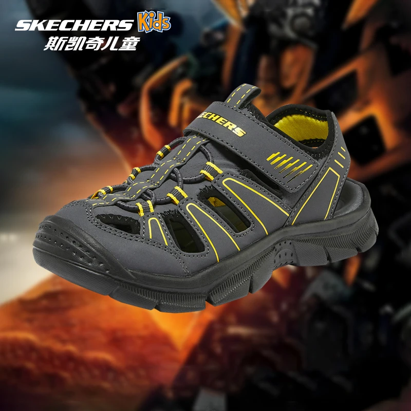 【大黄蜂同款】Skechers设计师联名款童鞋包头溯溪软底软面高端系列