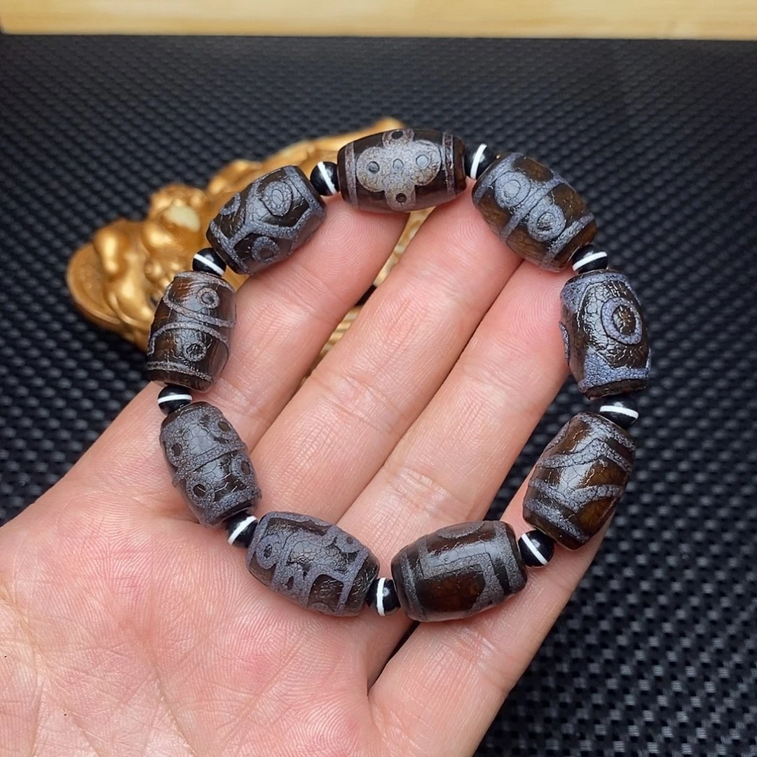 清***愛玛瑙/玉髓未镶嵌手链