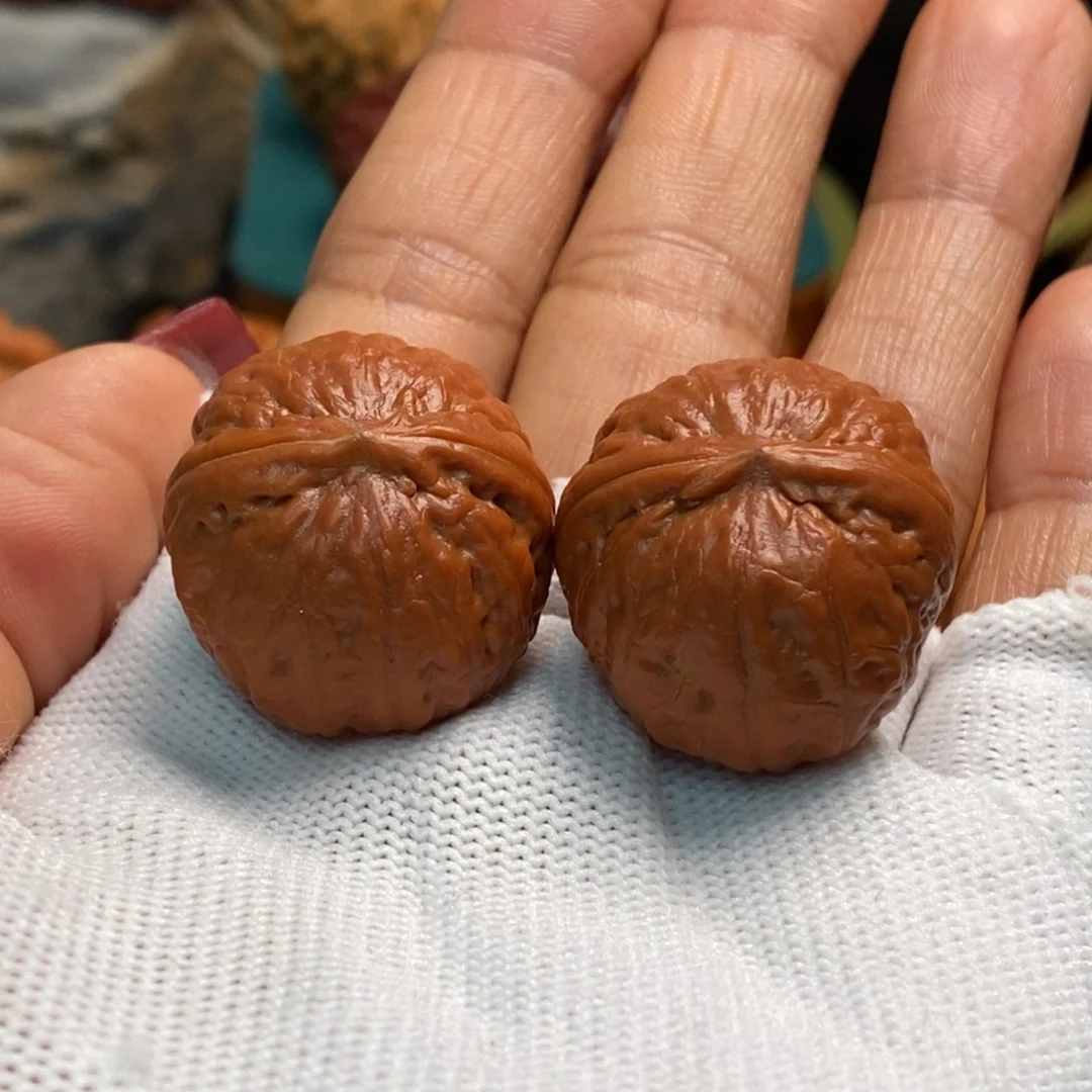诺***八文玩核桃把件磨盘