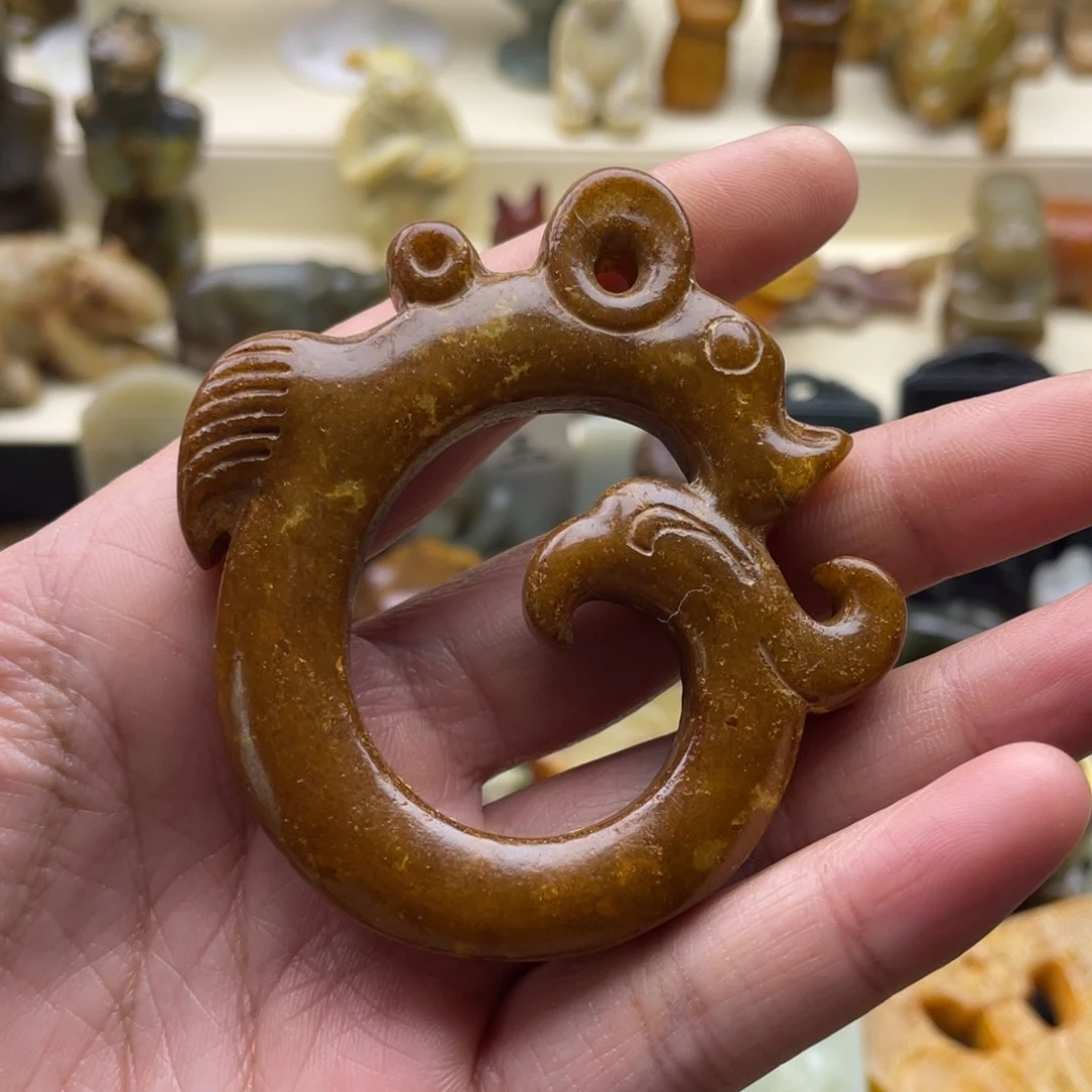 蛇纹石玉未镶嵌颈饰205