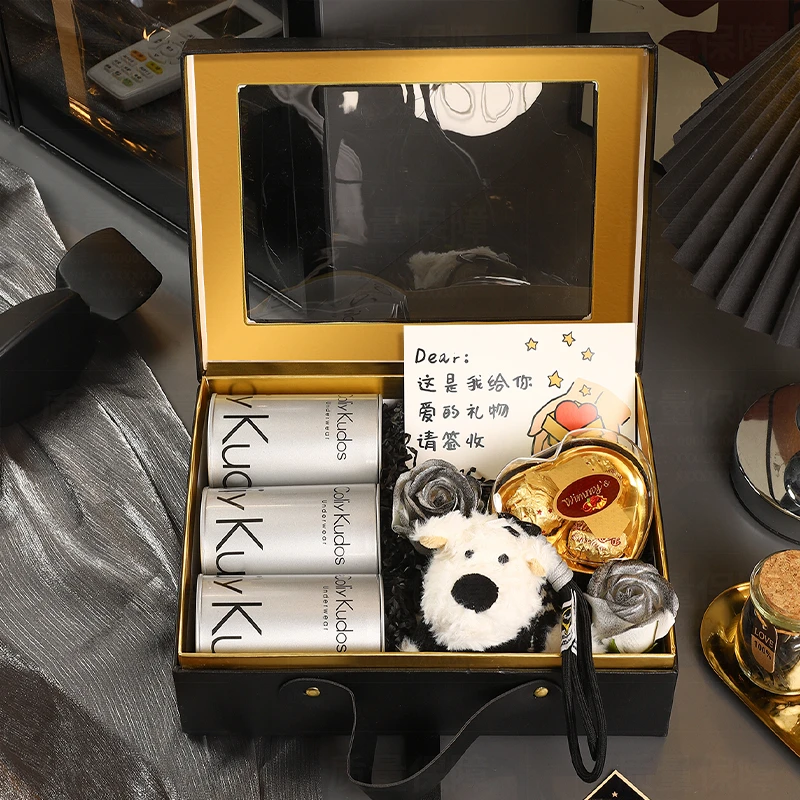 男士内裤礼盒生日实用新年圣诞节礼物男生送男朋友老公走心高级感